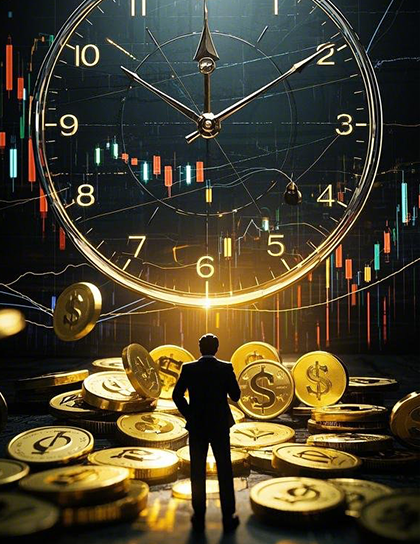 A close up shot of a professional financial advisor with