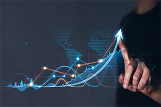 high resolution close up of a financial advisor discussing investment